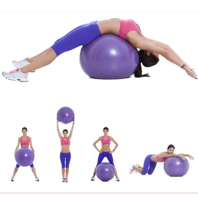 Anti-Burst Yoga Ball – Exercise & Stability Ball for Pilates, Pregnancy & Therapy