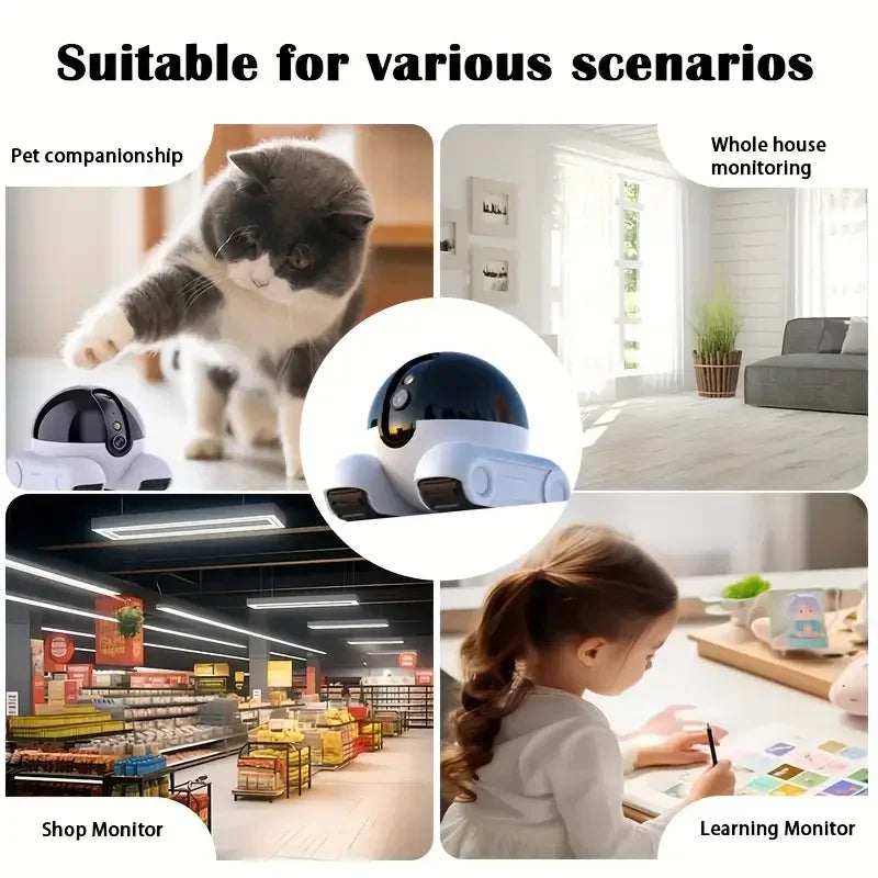 Smart 360° Pet & Baby Monitor Camera with Motion Detection