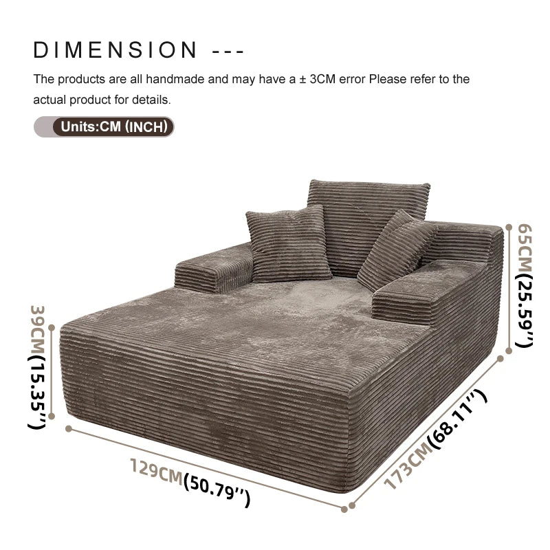 Boneless Modular Sofa Set – Modern Combination for Apartments & Villas