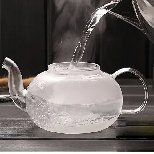 Glass Herbal Kettle – See-Through Stovetop Tea Infuser