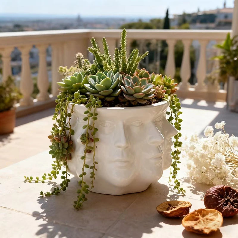 Geometric Succulent Planter – Indoor & Outdoor Décor Gift