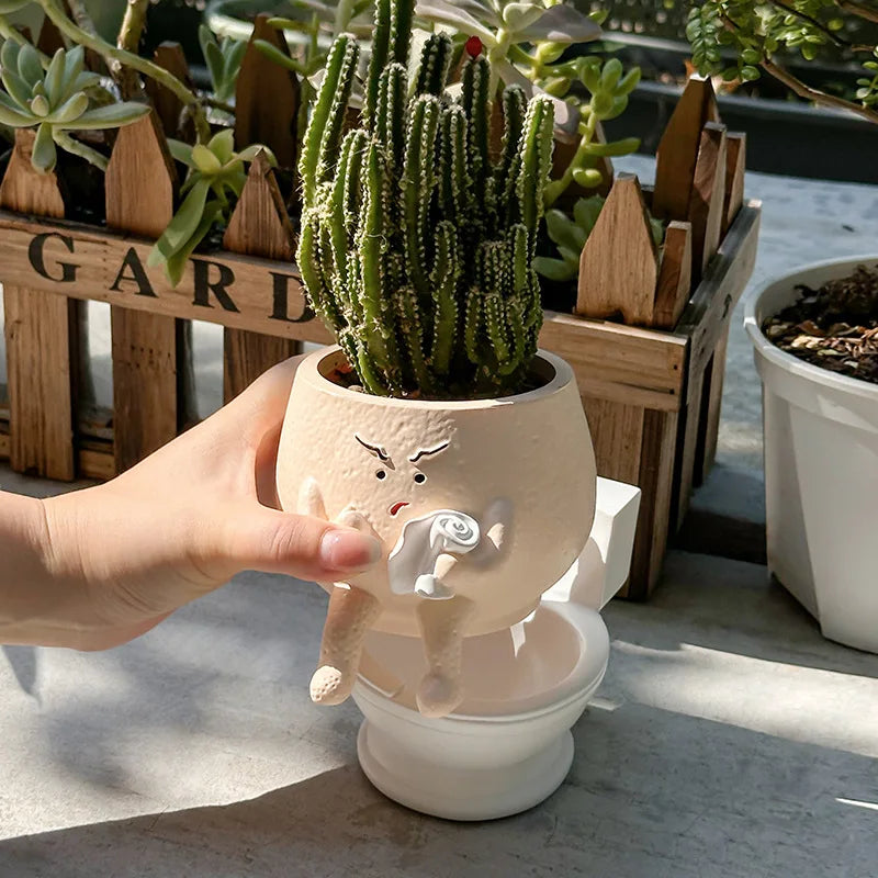 Novelty Succulent Planter – Cute Office & Desktop Décor