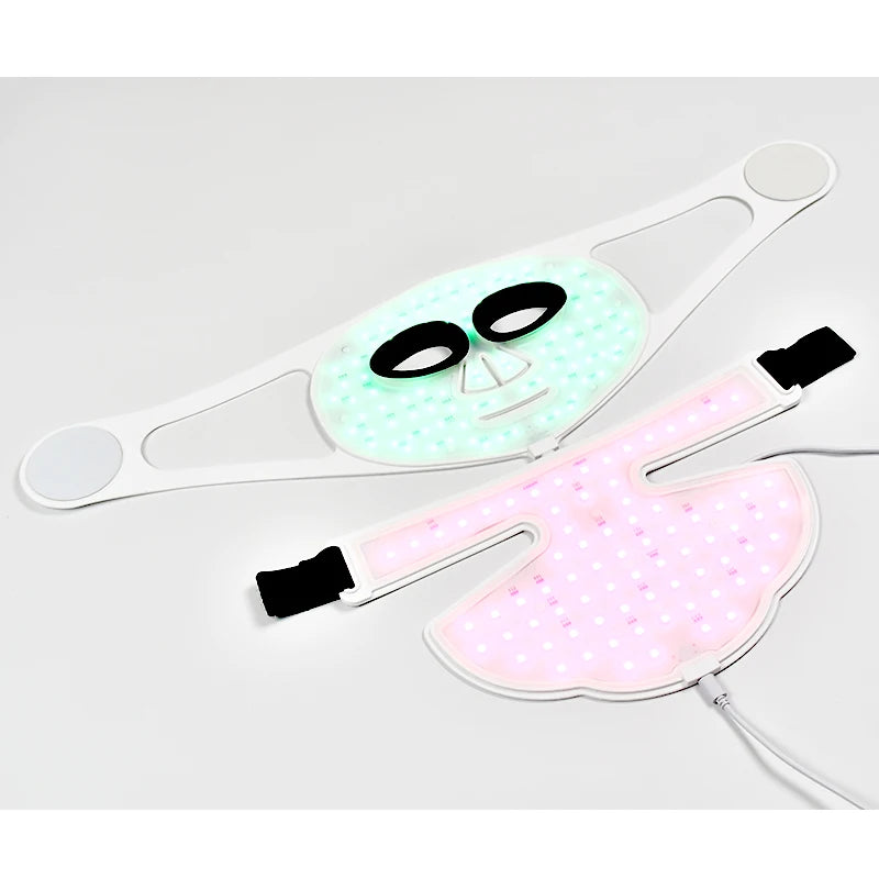 LED Red Light Therapy Face & Neck Mask – Full Coverage Glow