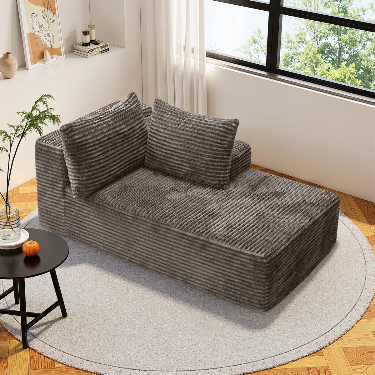 67'' Single Sofa Recliner – No Assembly, Perfect for Small Spaces