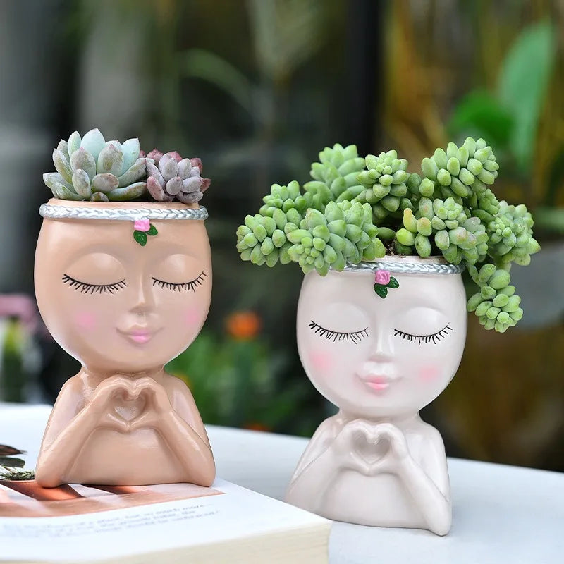 Love Girl Succulent Planter – Cute & Unique Home Décor