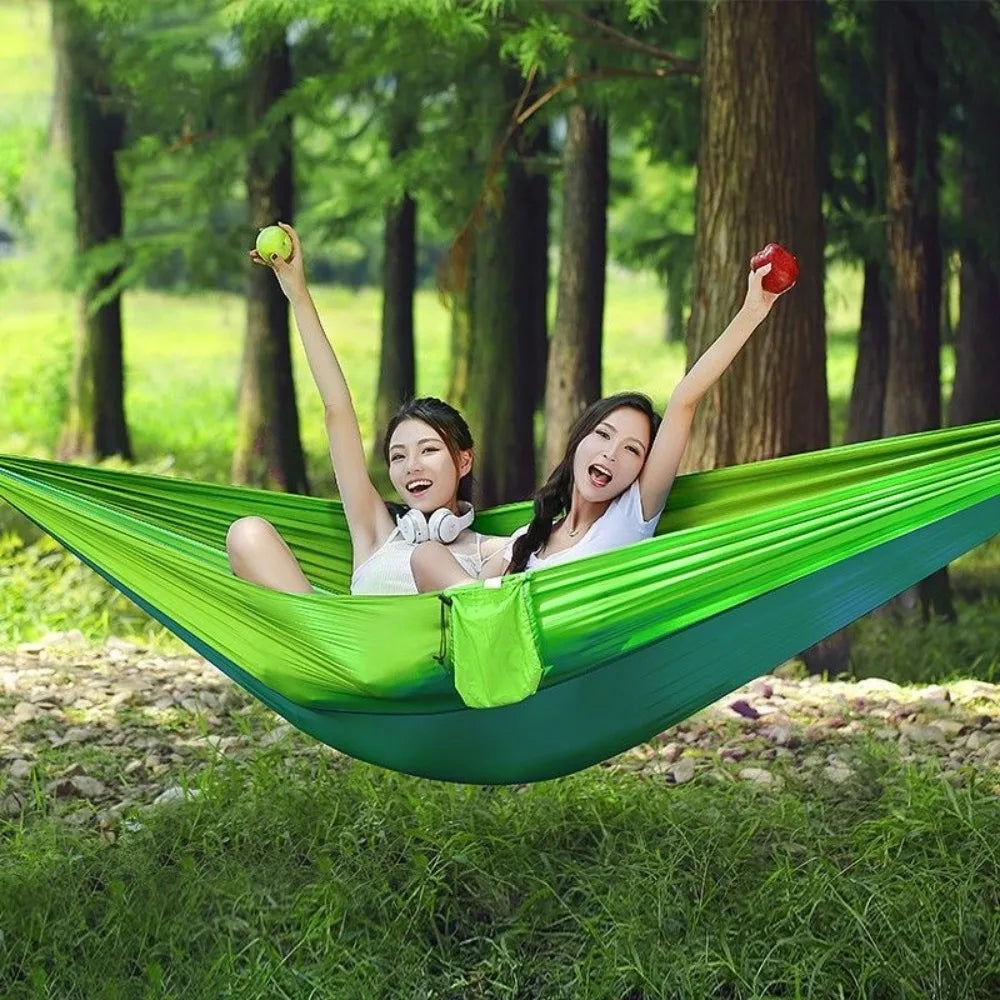 Ultra Lightweight Camping Hammock with Mosquito Net – 660 lbs Capacity