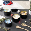 Crystal Scented Soy Candles – Dried Floral Iron Tin Gift Set
