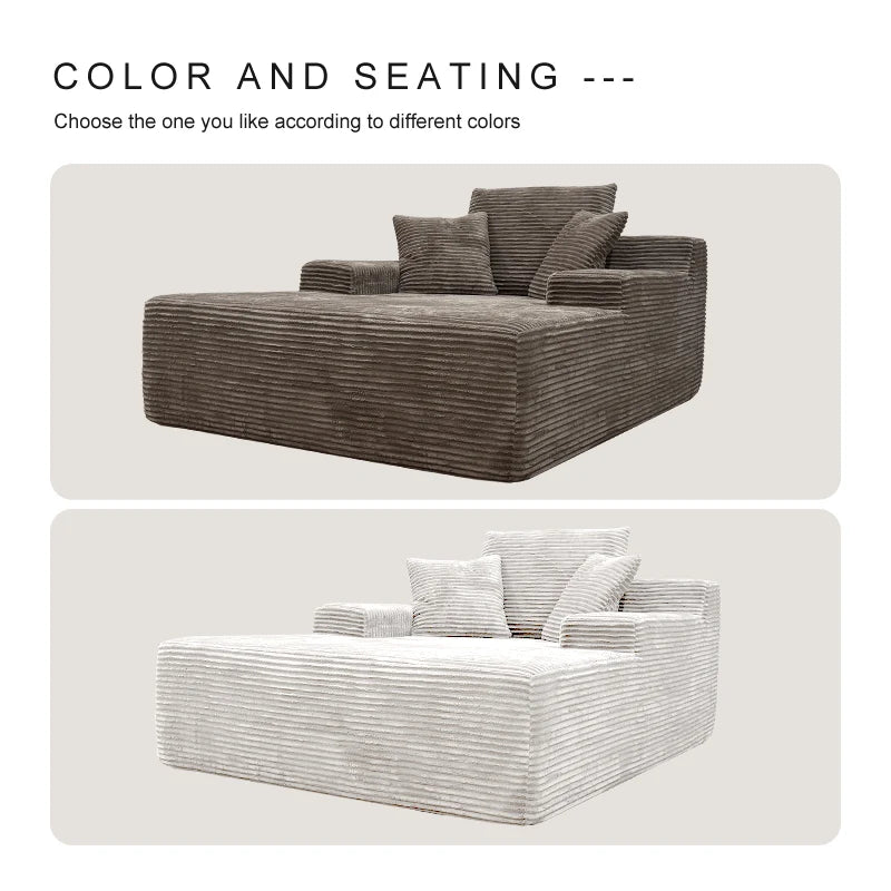Boneless Modular Sofa Set – Modern Combination for Apartments & Villas