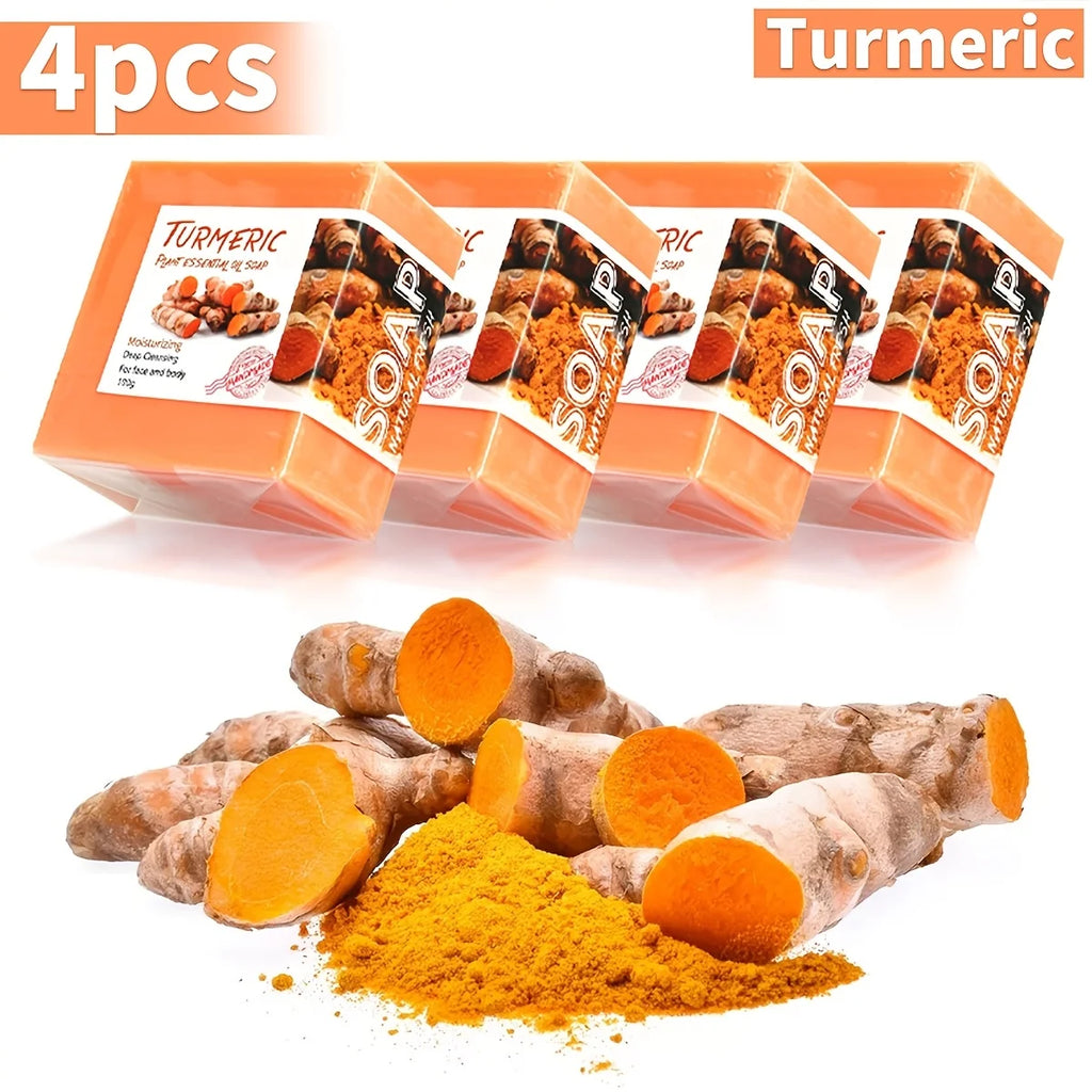 Handmade Turmeric Soap Bar – Natural Brightening & Cleansing