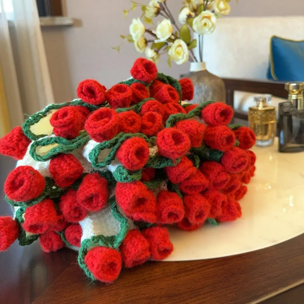 Crochet Rose Bouquet Blanket – Soft Floral Hug Blanket