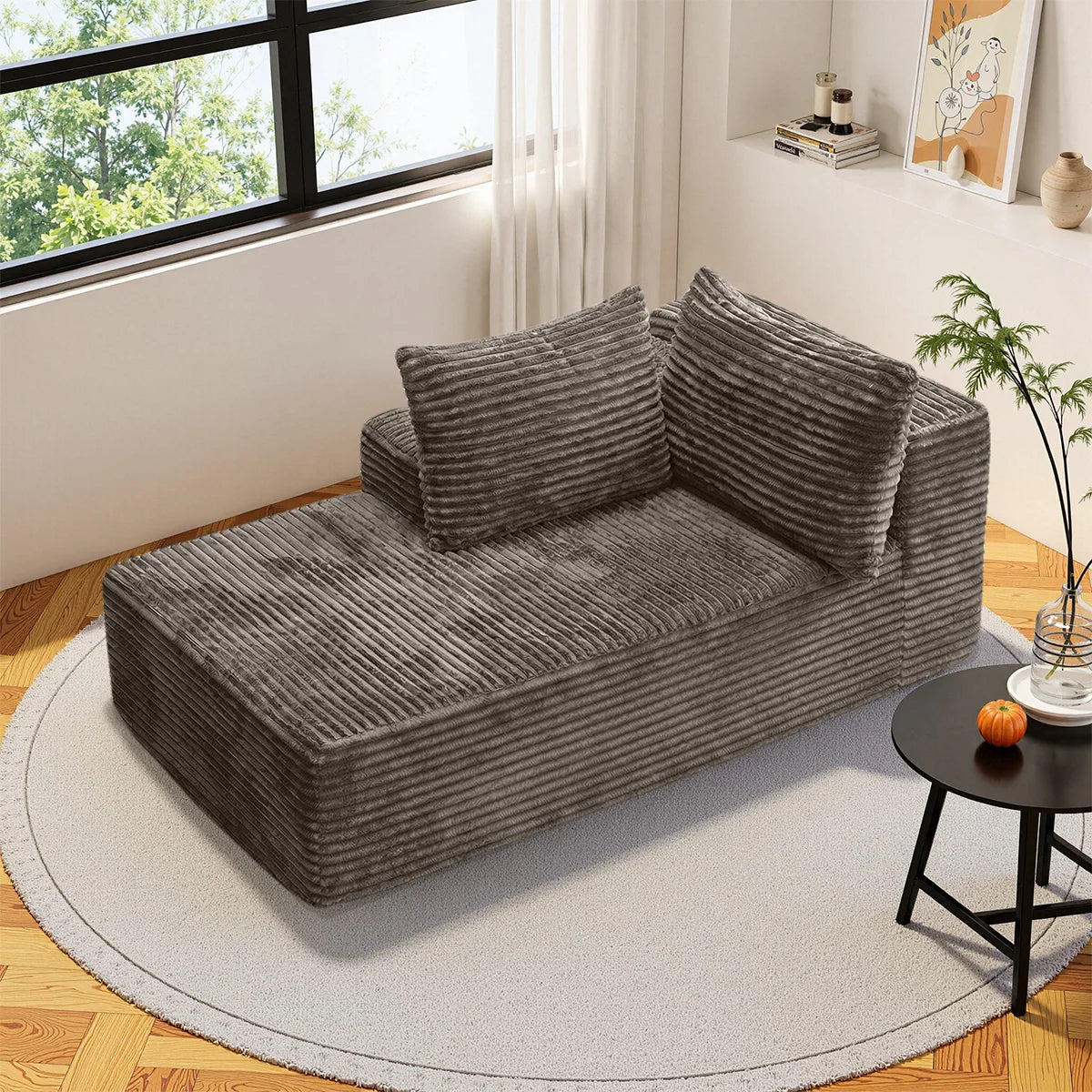 67'' Single Sofa Recliner – No Assembly, Perfect for Small Spaces