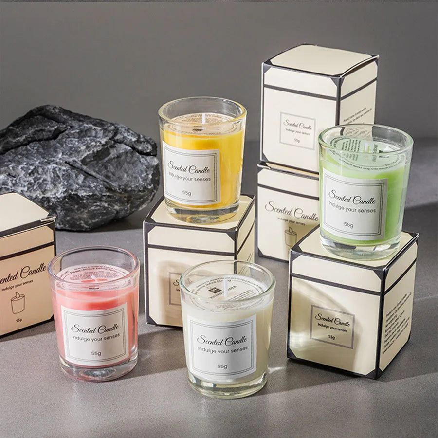 Crystal Energy Candle Gift Set – Handmade Soy Wax