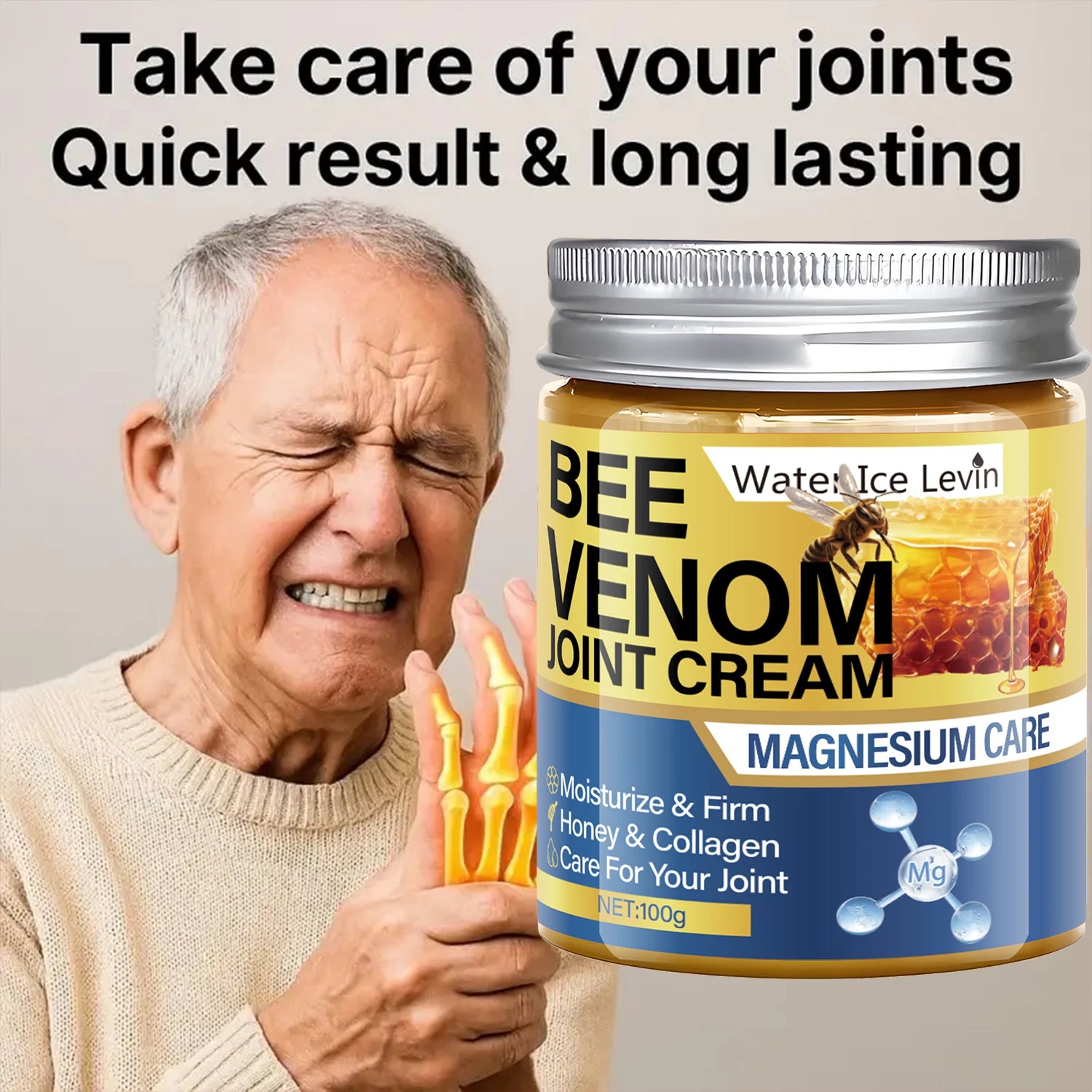 Bee Venom Joint & Muscle Relief Cream – Natural Pain Relief