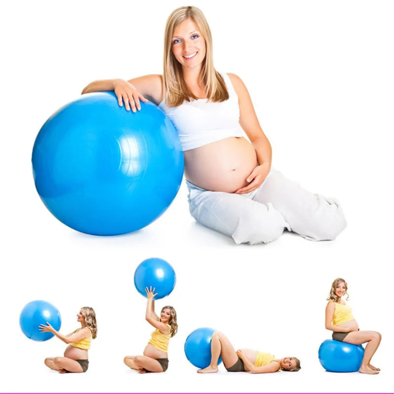 Anti-Burst Yoga Ball – Exercise & Stability Ball for Pilates, Pregnancy & Therapy