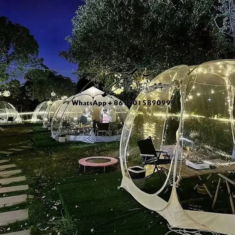 Transparent Bubble Pop-Up Tent – Glamping Under the Stars