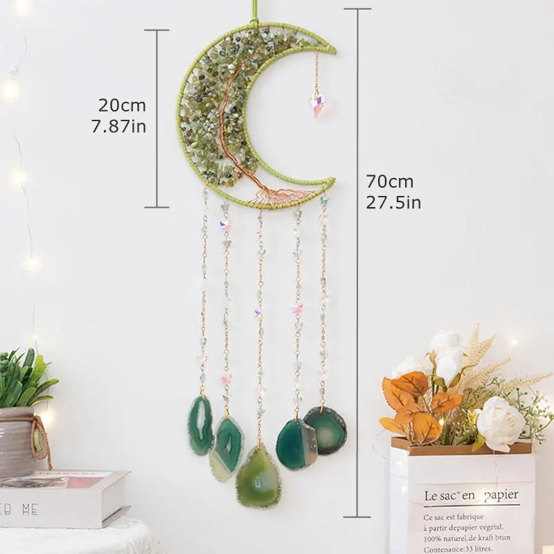 7 Chakra Tree of Life Gemstone Suncatcher – Healing Decor