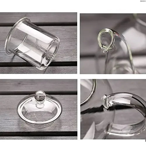 Glass Herbal Kettle – See-Through Stovetop Tea Infuser