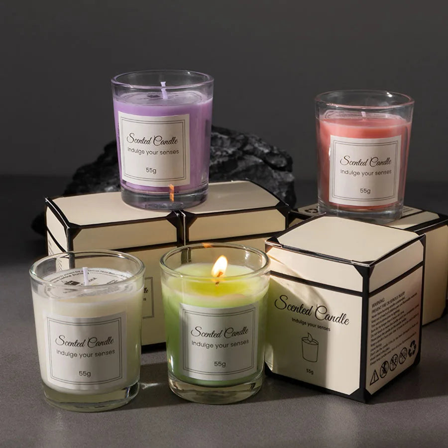 Crystal Energy Candle Gift Set – Handmade Soy Wax