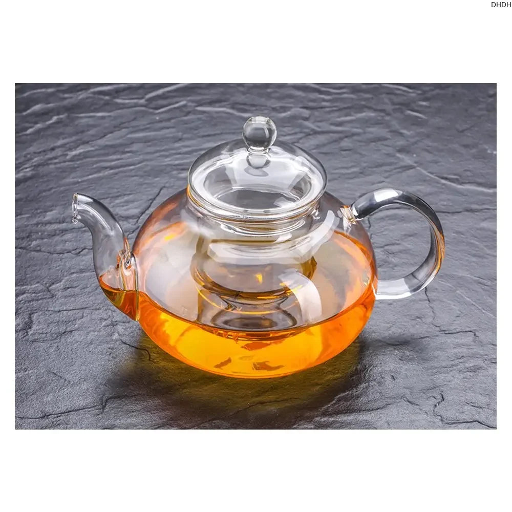 Glass Herbal Kettle – See-Through Stovetop Tea Infuser