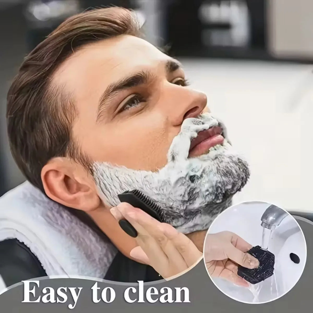 4pc Silicone Body Scrubber Set – Soft Exfoliating Brush for Face, Body & Feet