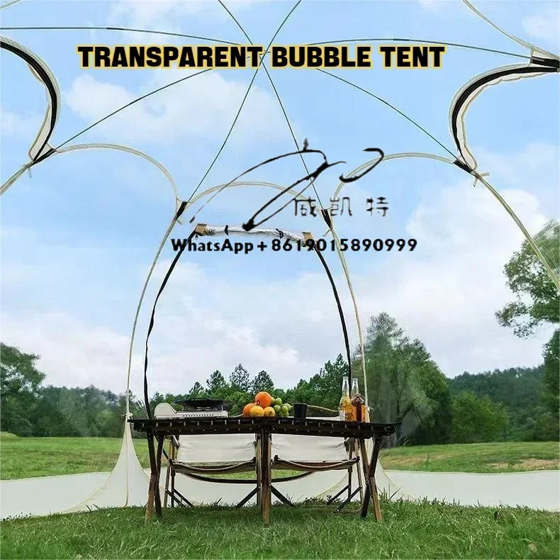 Transparent Bubble Pop-Up Tent – Glamping Under the Stars