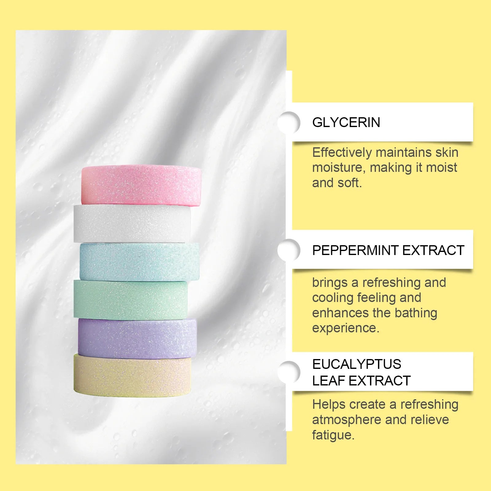 Aromatherapy Shower Tablets – Cleansing & Deep Moisturizing