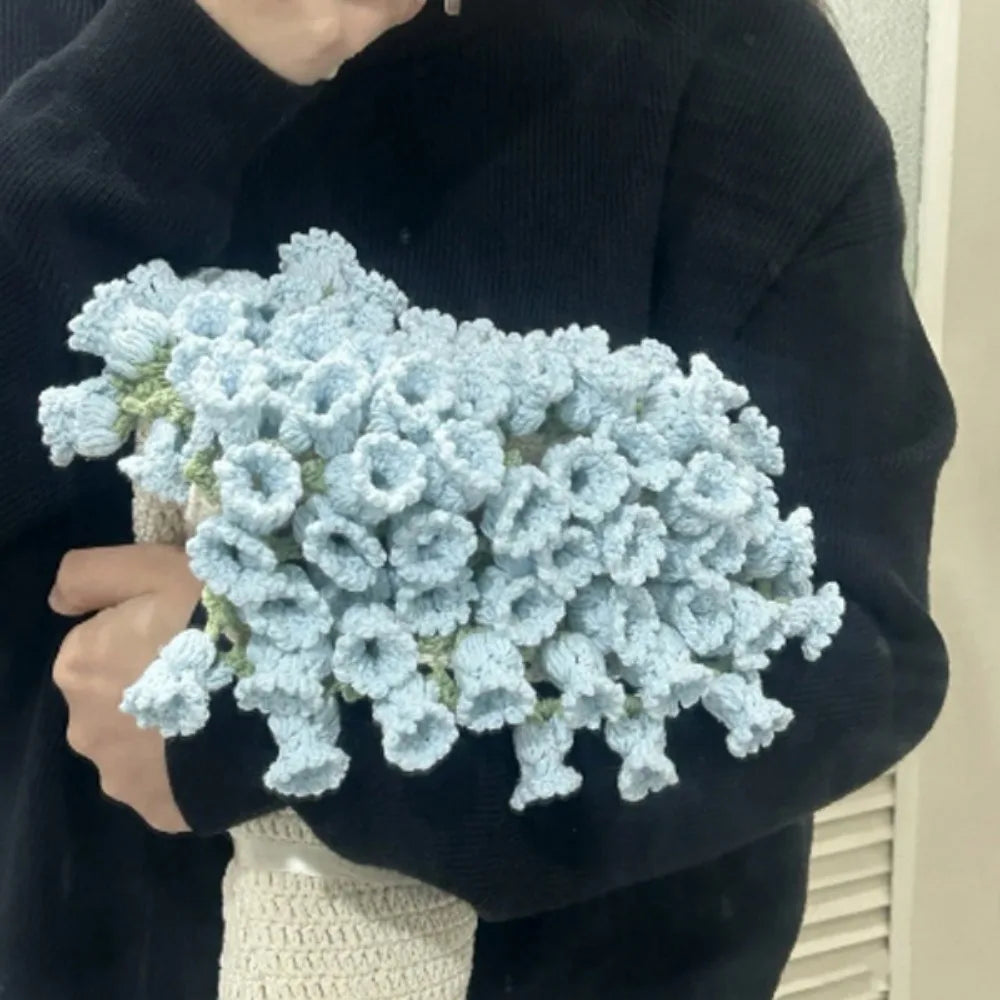 Crochet Rose Bouquet Blanket – Soft Floral Hug Blanket