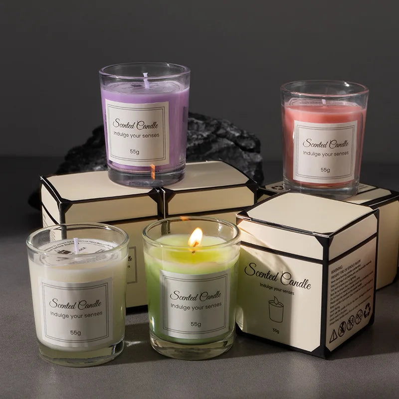 Aromatherapy Candle Gift Box – Handmade Soy Wax