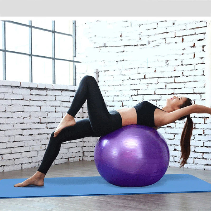Anti-Burst Yoga Ball – Exercise & Stability Ball for Pilates, Pregnancy & Therapy