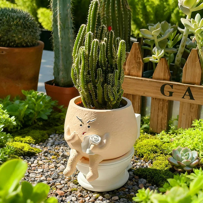 Novelty Succulent Planter – Cute Office & Desktop Décor