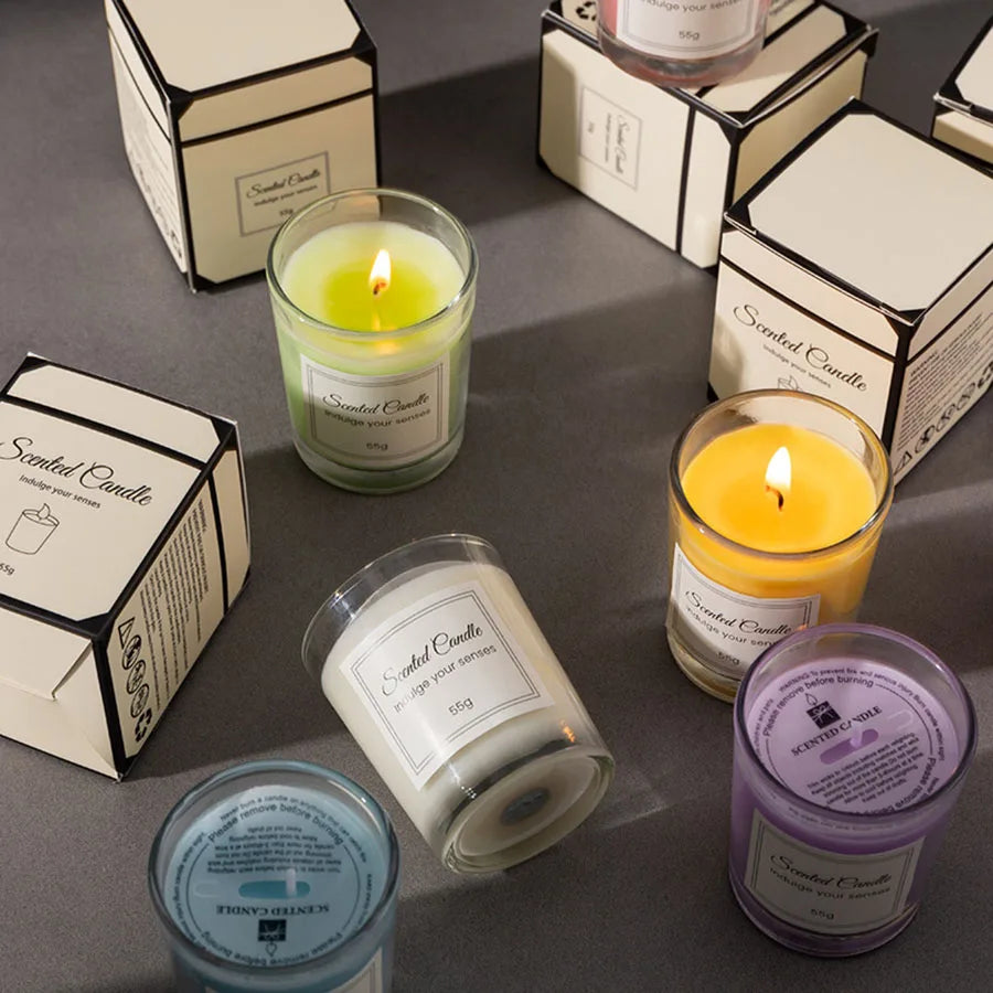 Crystal Energy Candle Gift Set – Handmade Soy Wax