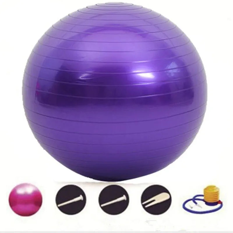 Anti-Burst Yoga Ball – Exercise & Stability Ball for Pilates, Pregnancy & Therapy