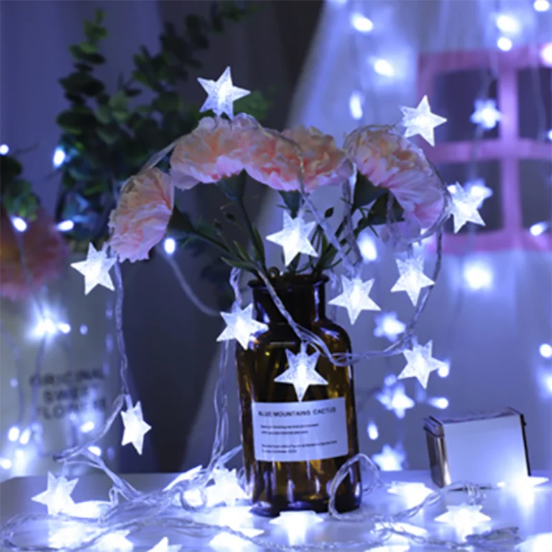 Fairy Star LED String Lights – Indoor & Outdoor Festival Decor
