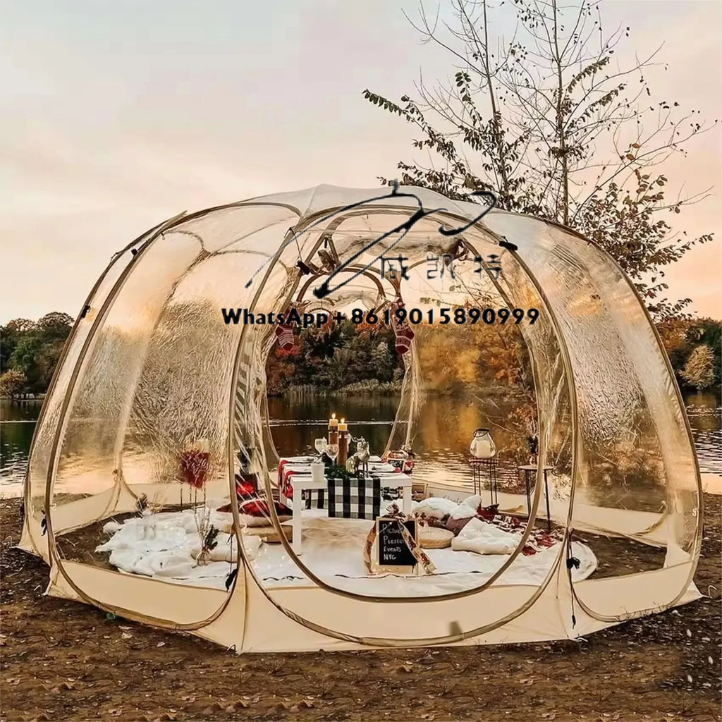 Transparent Bubble Pop-Up Tent – Glamping Under the Stars