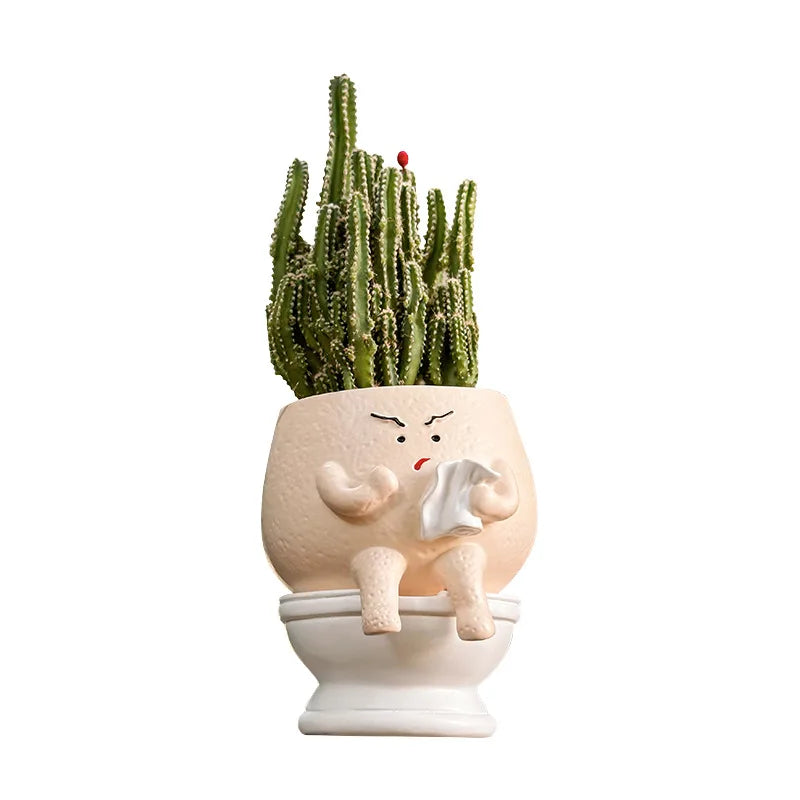 Novelty Succulent Planter – Cute Office & Desktop Décor