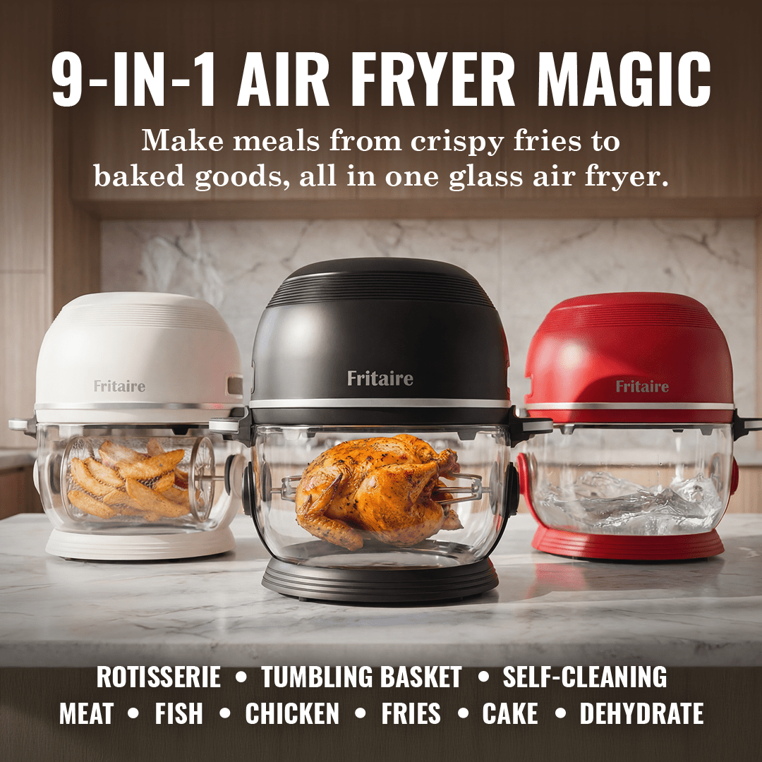 Self - Cleaning Air Fryer™ & Non - Toxic Air Fryer™ - Sage Green - The Uplift Shop