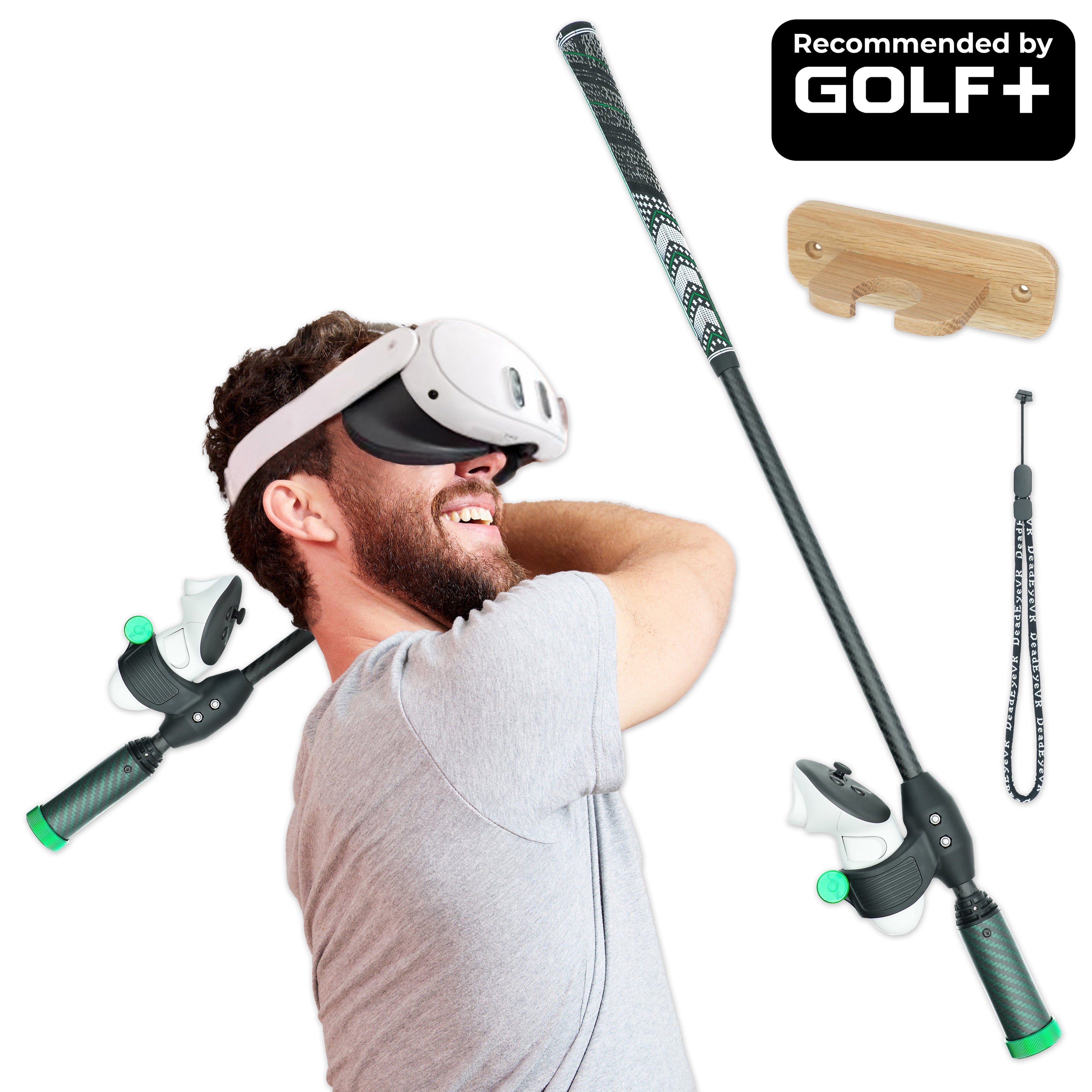 DriVR Elite - Adjustable VR Weighted Golf Club Handle Accessory - Compatible with Quest 2, 3/3s, and Pro - The Uplift Shop