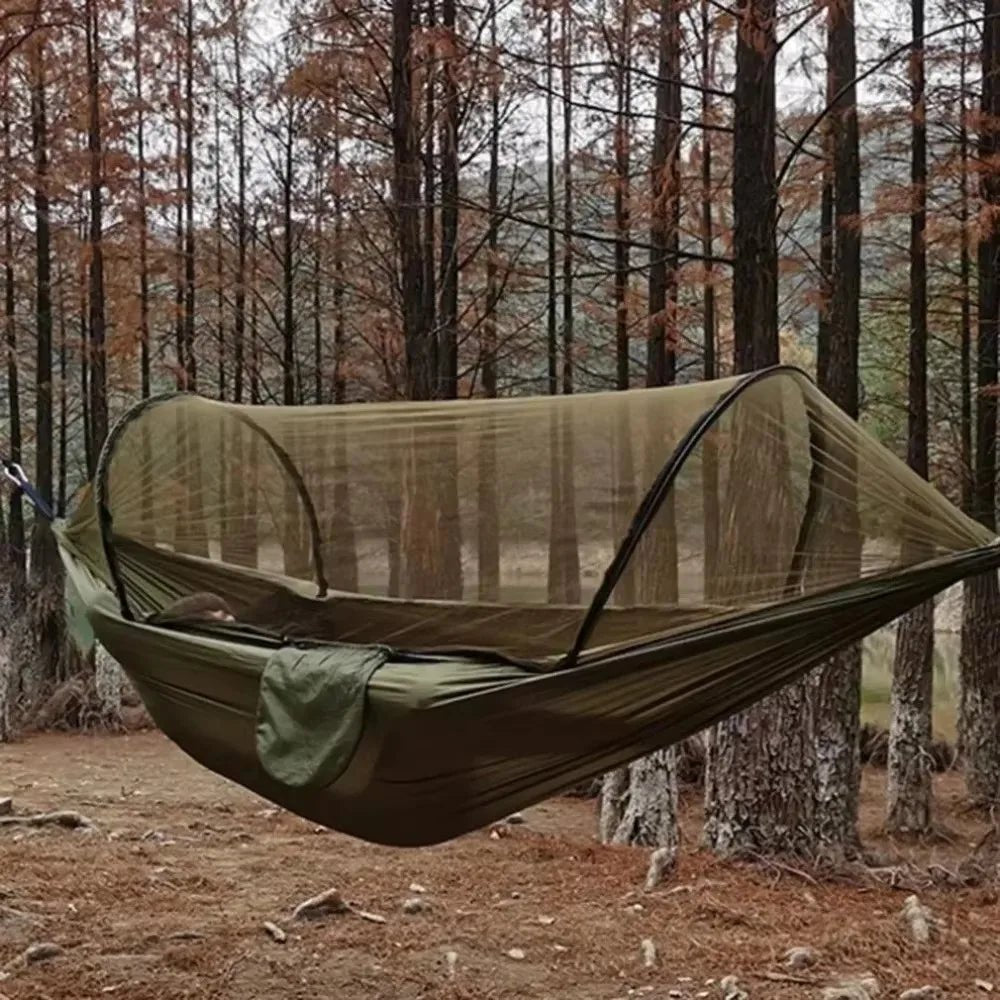 Ultra Lightweight Camping Hammock with Mosquito Net – 660 lbs Capacity - The Uplift Shop