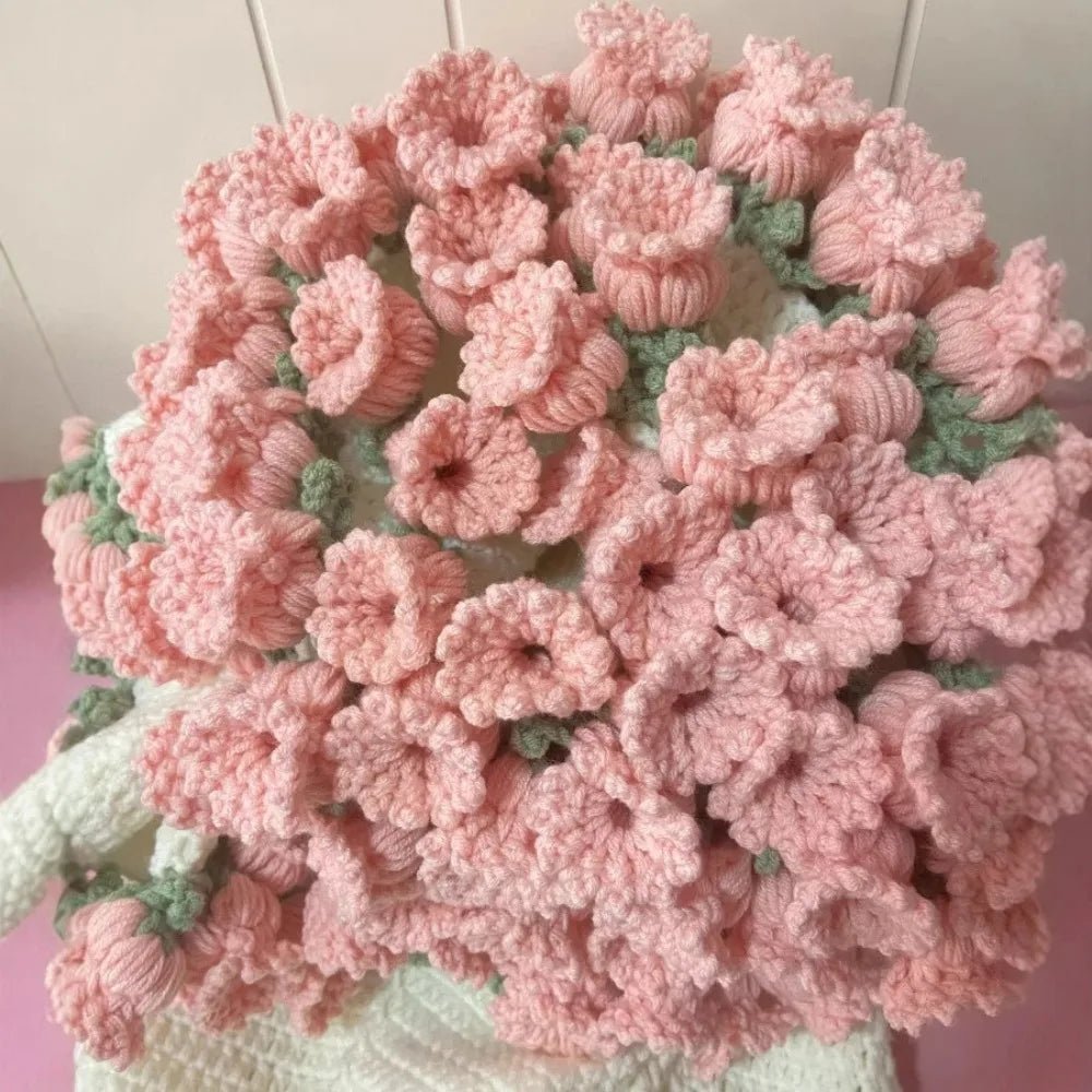 Crochet Rose Bouquet Blanket – Soft Floral Hug Blanket - The Uplift Shop