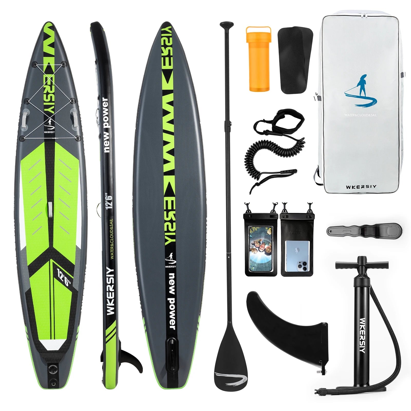 Race SUP Inflatable Paddle Board 12'6" – Speed Performance Stand Up Board - The Uplift Shop