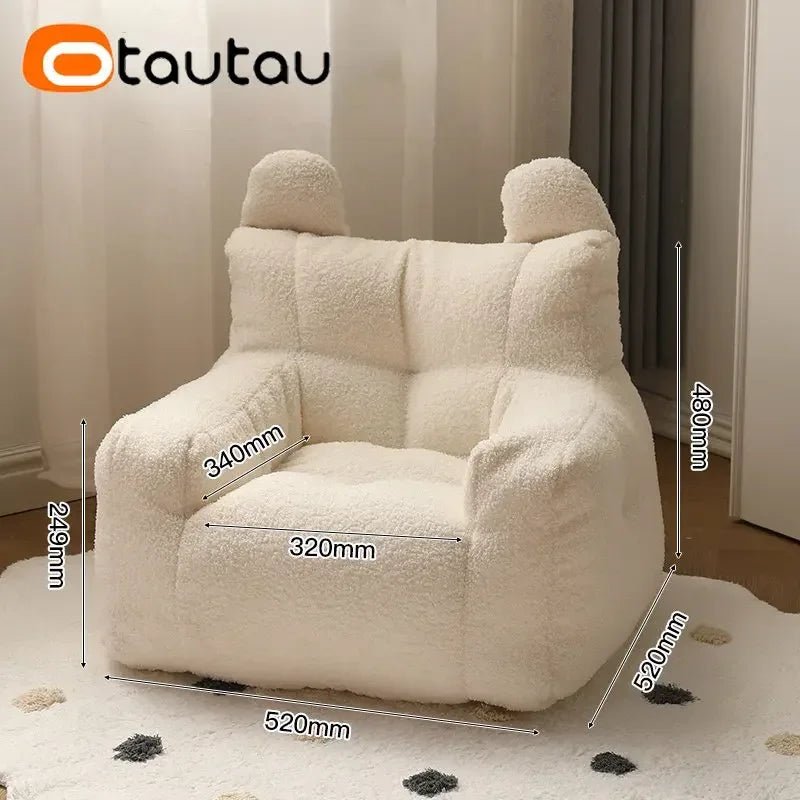 Soft Fleece Bean Bag Cover for Kids – Cozy Armchair Sofa Seat - The Uplift Shop