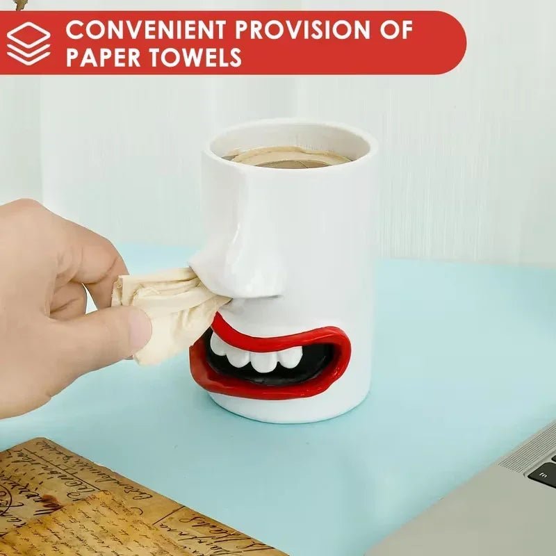Resin Facial Napkin Dispenser & Vanity Storage Box - The Uplift Shop