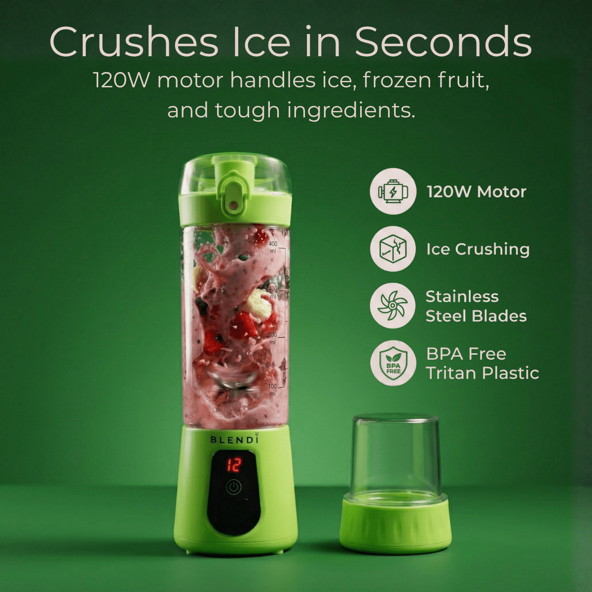 Pro+ Ice Crushing Portable Blender (17oz) - The Uplift Shop