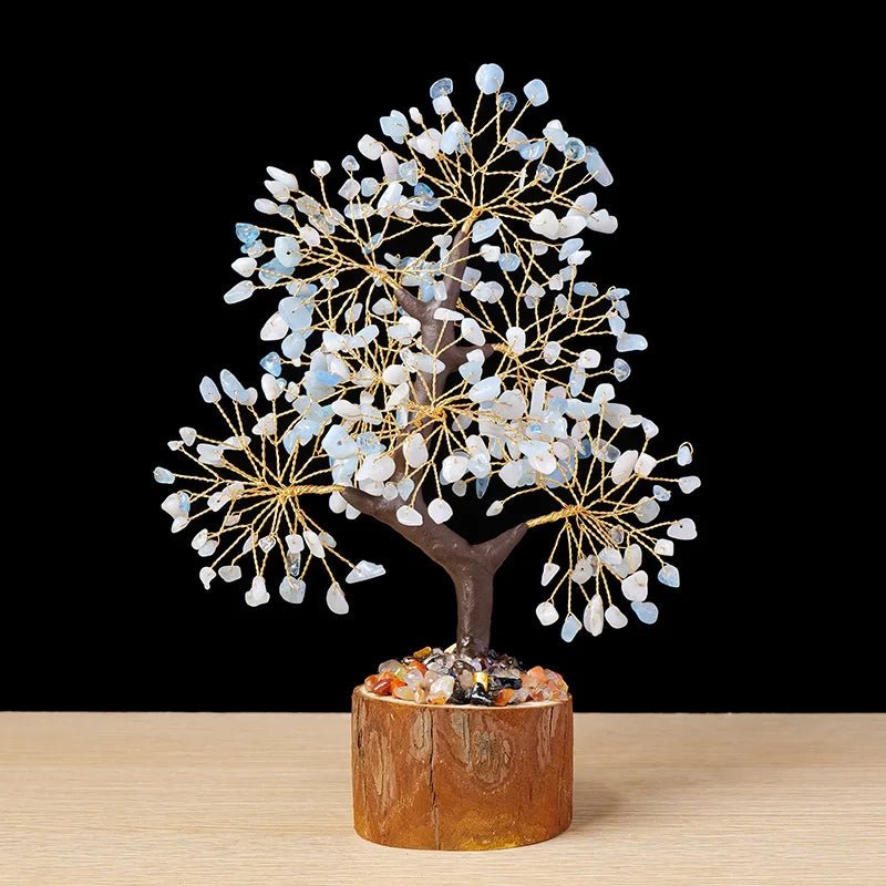 Natural Crystal Stone Money Tree – Feng Shui Home Decor Ornament - The Uplift Shop