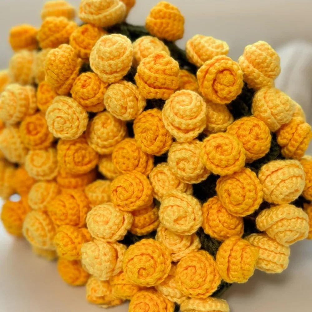 Crochet Rose Bouquet Blanket – Soft Floral Hug Blanket - The Uplift Shop