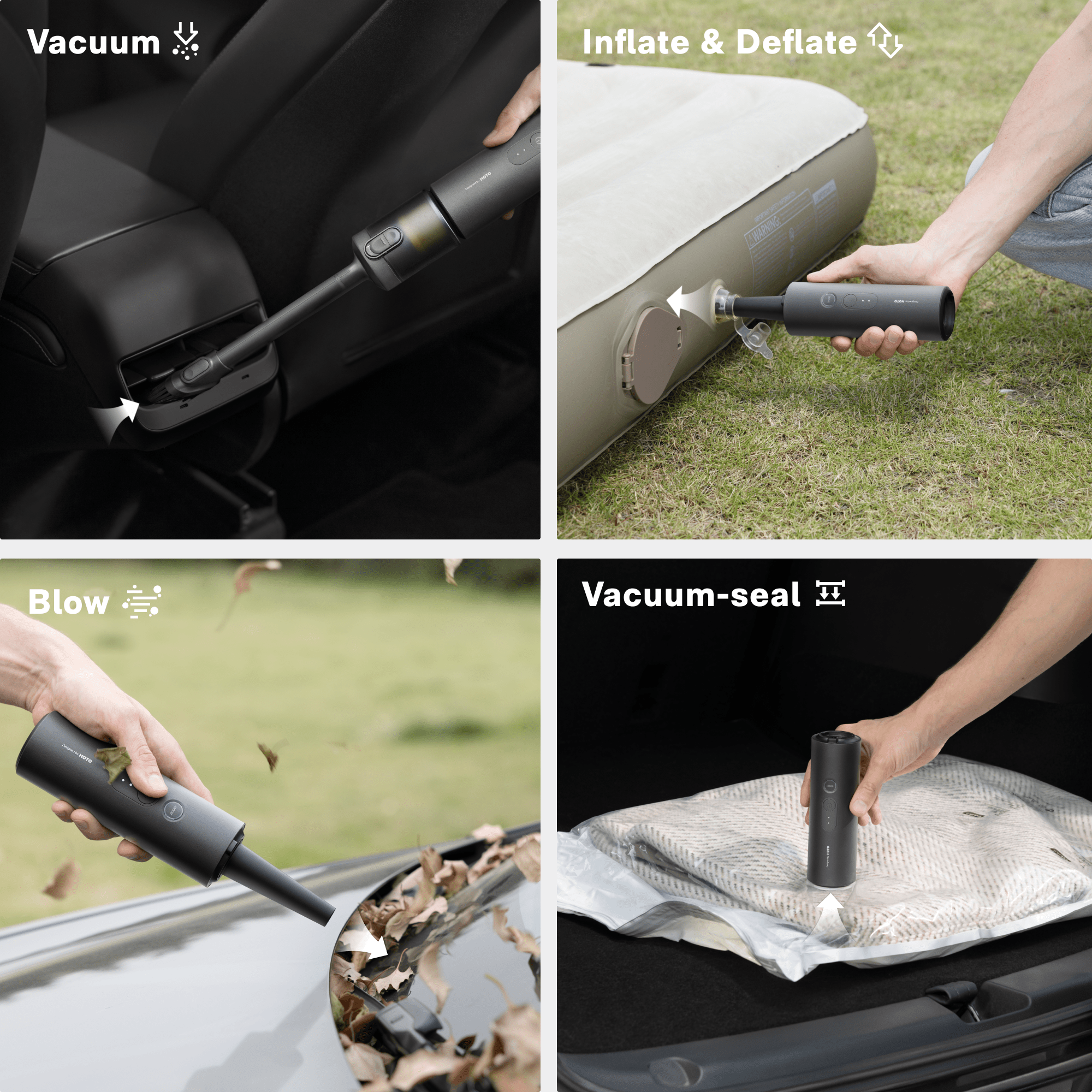HOTO AutoCare Air Duster & Vacuum - The Uplift Shop
