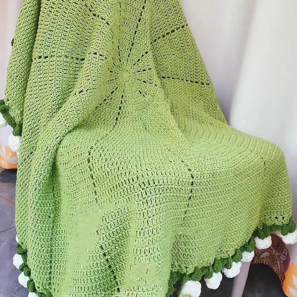 Crochet Rose Bouquet Blanket – Soft Floral Hug Blanket - The Uplift Shop