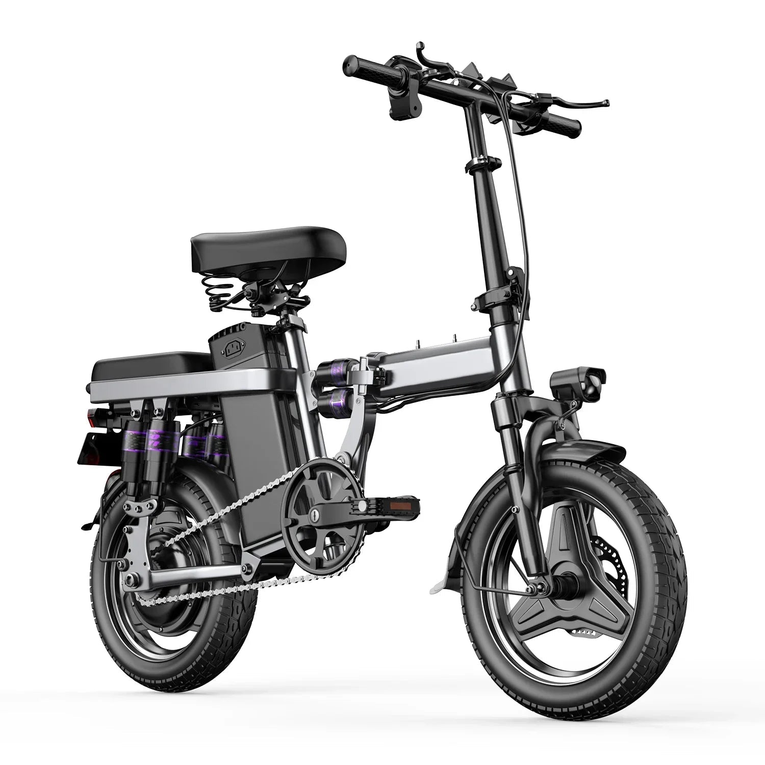 Foldable 400W Mini E - Bike – 48V Lithium Electric Bicycle for Adults - The Uplift Shop