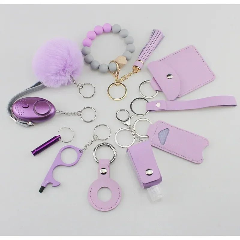 Self Defense Keychain for Women - Personal Safety Alarm with LED Light & Emergency Whistle | Protective Security Accessories - The Uplift Shop