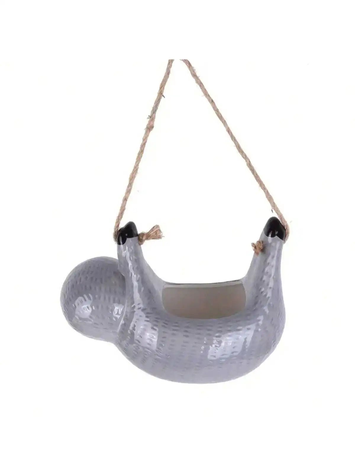 Ceramic Hanging Planter – Indoor Succulent & Air Plant Pot - The Uplift Shop